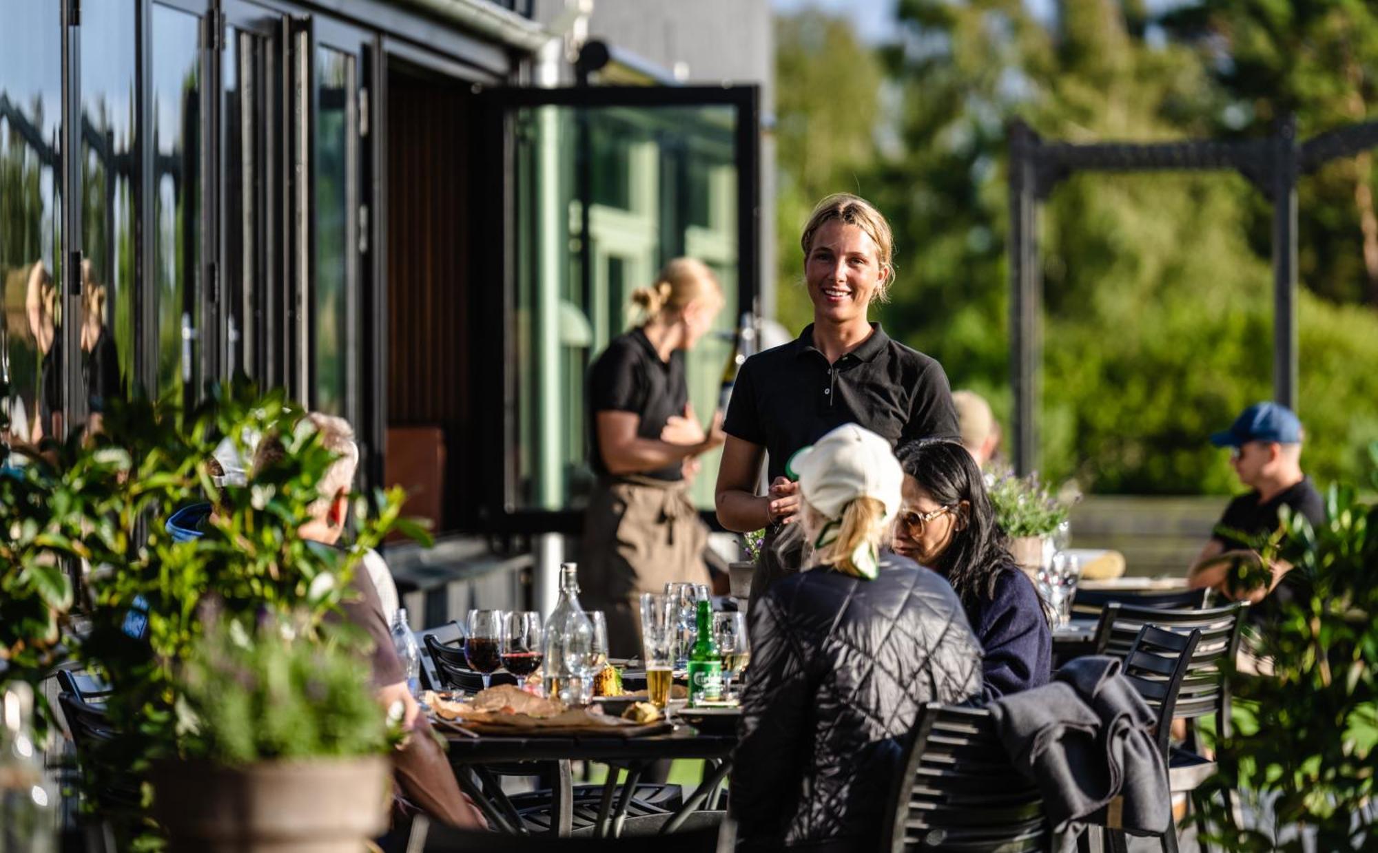 Halmstad Golfarena Stugor Esterno foto