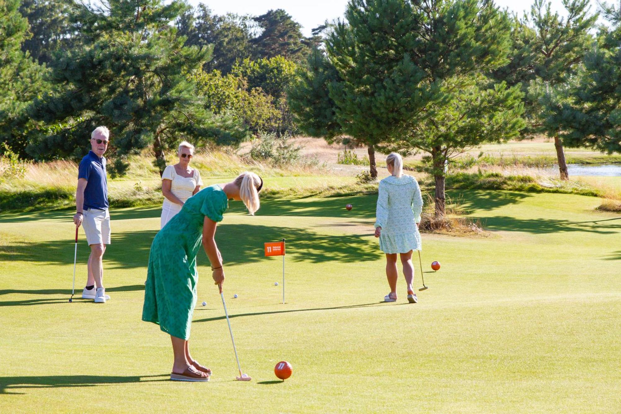 Halmstad Golfarena Stugor Esterno foto