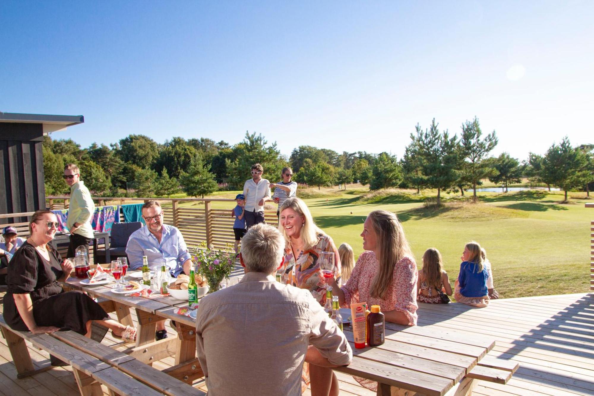 Halmstad Golfarena Stugor Esterno foto