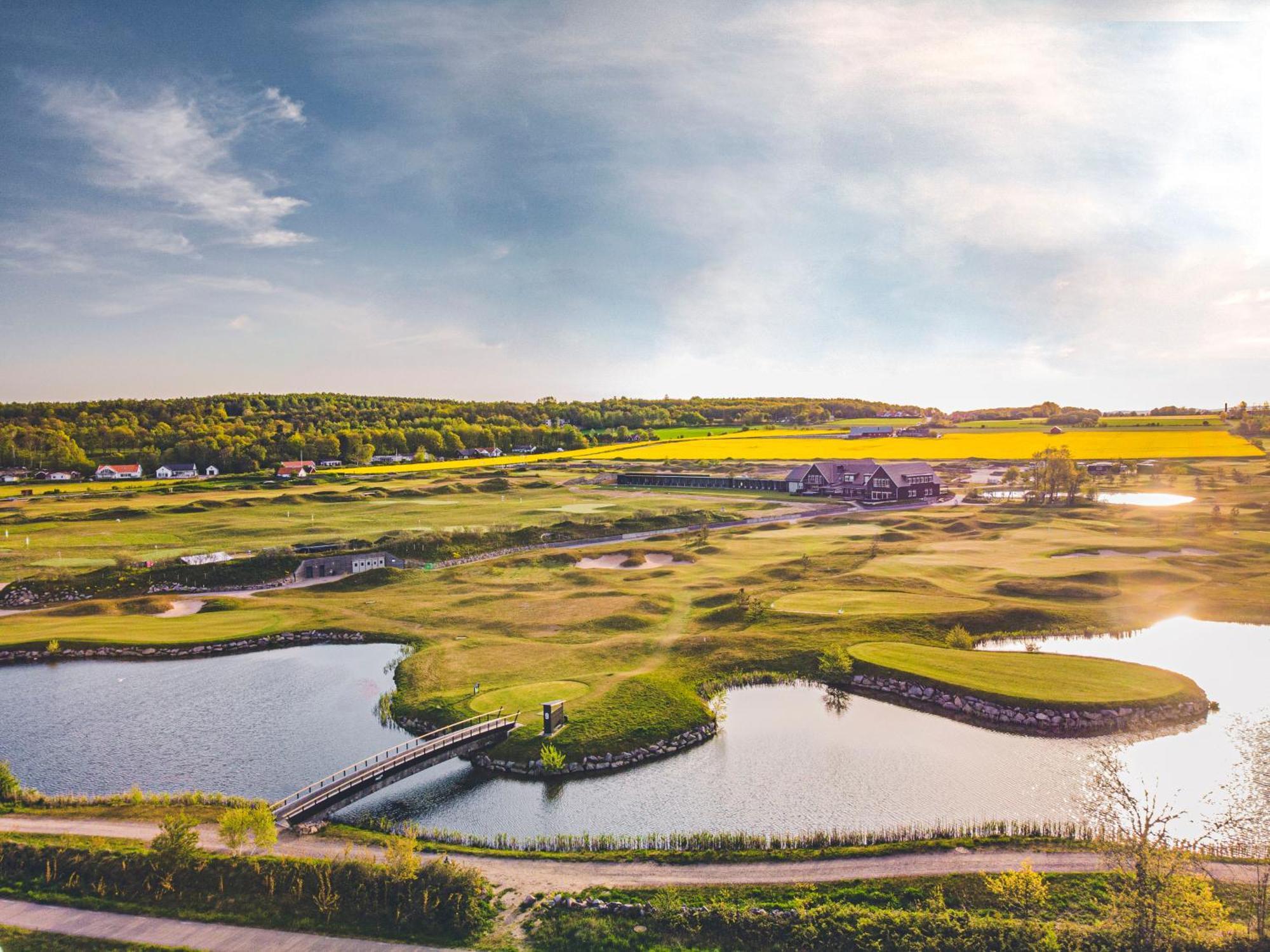 Halmstad Golfarena Stugor Esterno foto