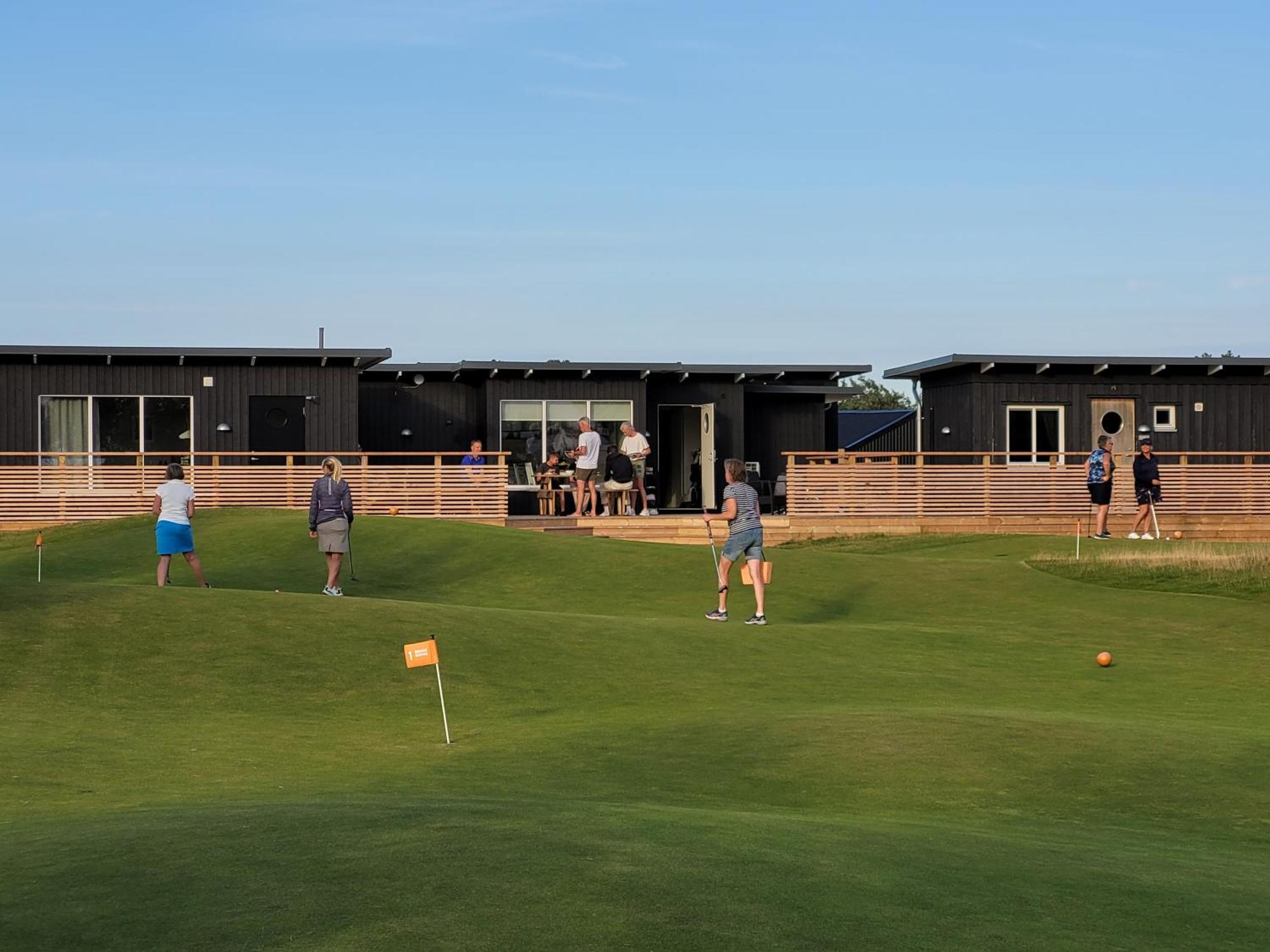 Halmstad Golfarena Stugor Esterno foto