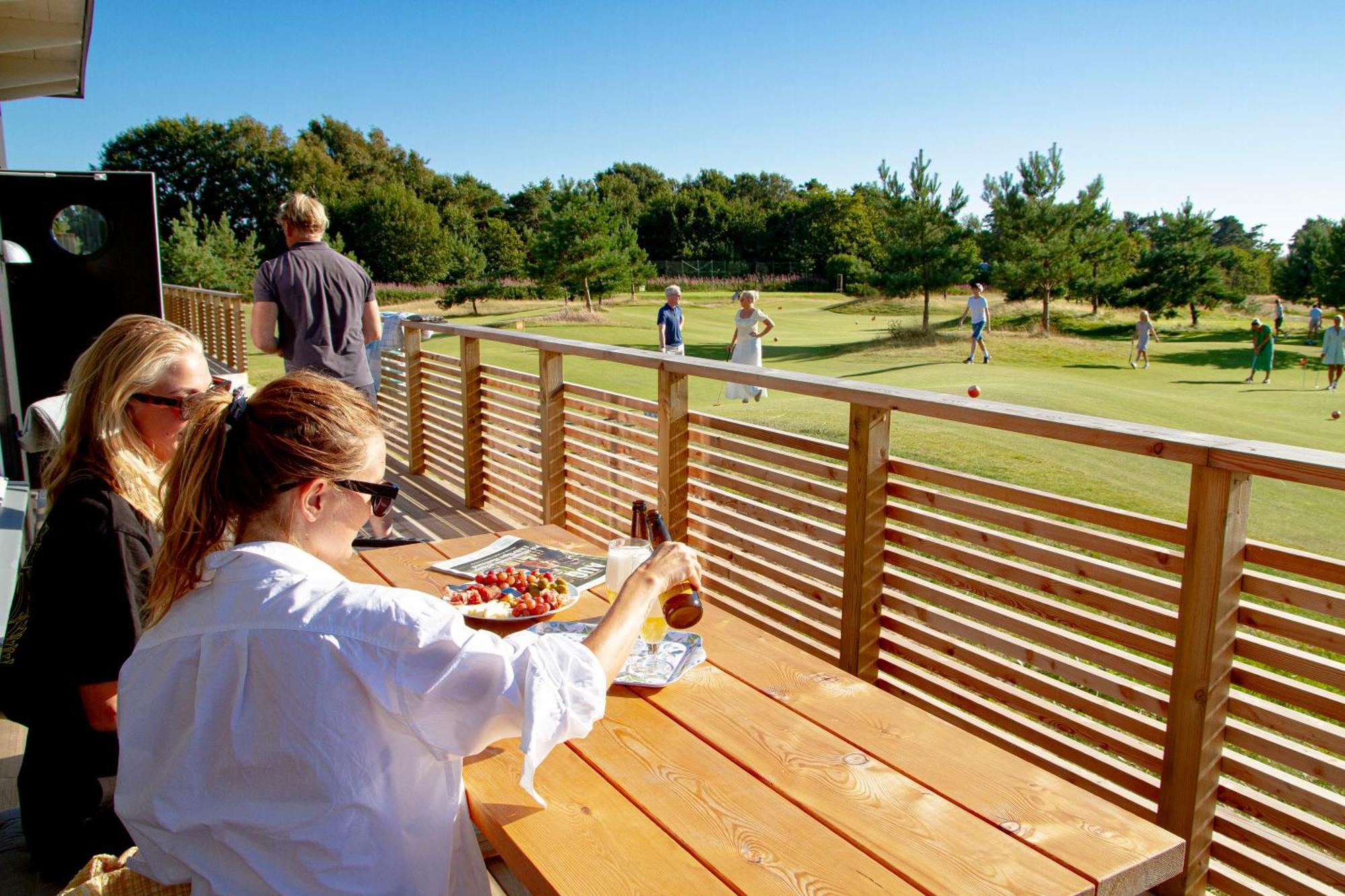 Halmstad Golfarena Stugor Esterno foto